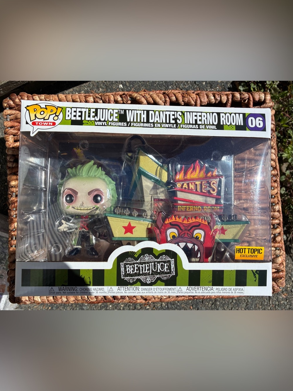 Funko Beetlejuice Vinyl Figure Set with Green Hair and Red Accents